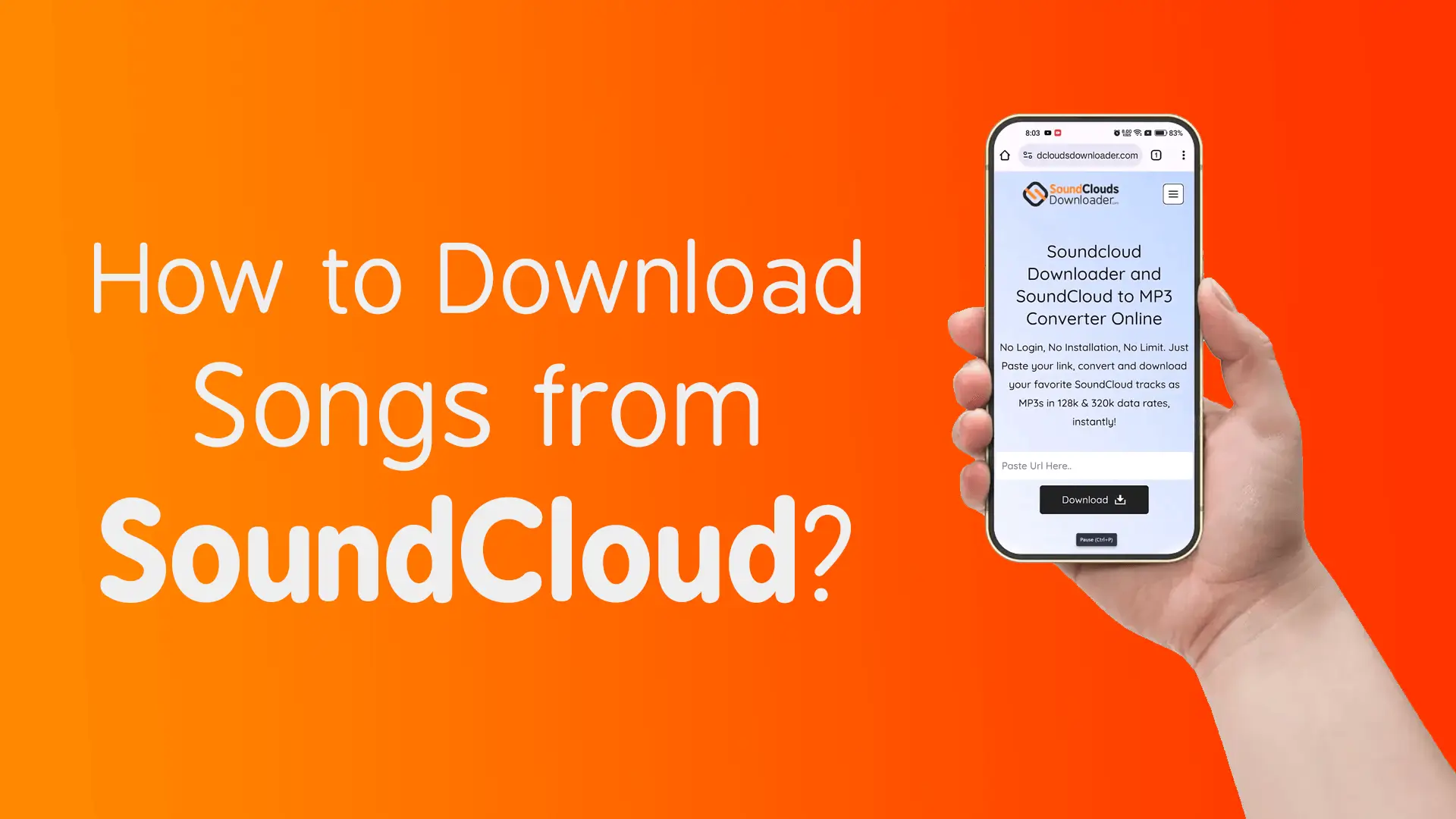 soundcloud downloader and soundcloud to mp3 converter